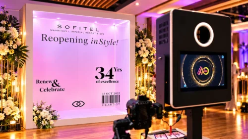 Sofitel Mauritius Magazine Box Booth by Aura 360