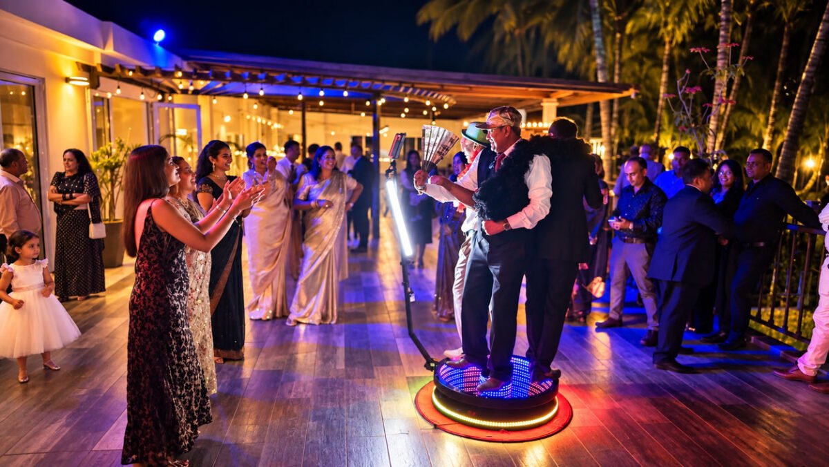 360 Video Booth, 360 Booth Mauritius, Wedding Entertainment Mauritius, Corporate Events Mauritius, Event Entertainment Mauritius, Aura 360 Mauritius