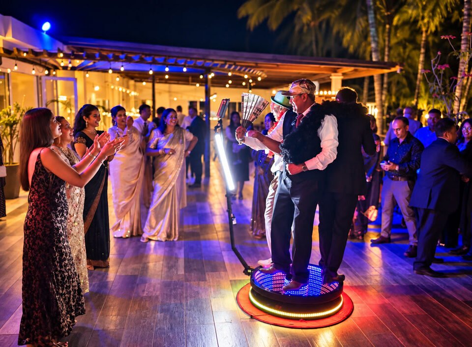 360 Video Booth, 360 Booth Mauritius, Wedding Entertainment Mauritius, Corporate Events Mauritius, Event Entertainment Mauritius, Aura 360 Mauritius